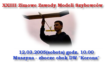 zapraszamy na XXIII Zawody Modeli Szybowców