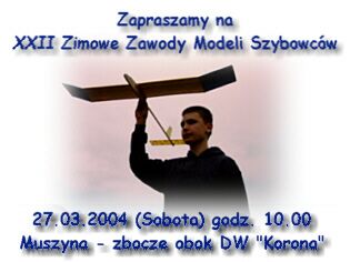 Zapraszamy na Zawody Modeli Szybowców